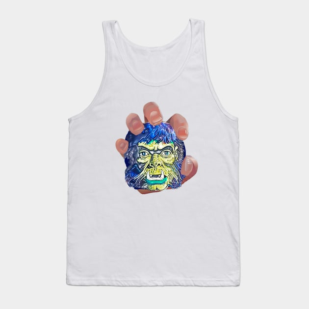 hand holding the green monster Tank Top by Marccelus